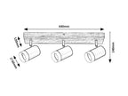 Plafoniera Rabalux Toras Wood 73123