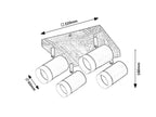 Plafoniera Rabalux Toras Wood 73124