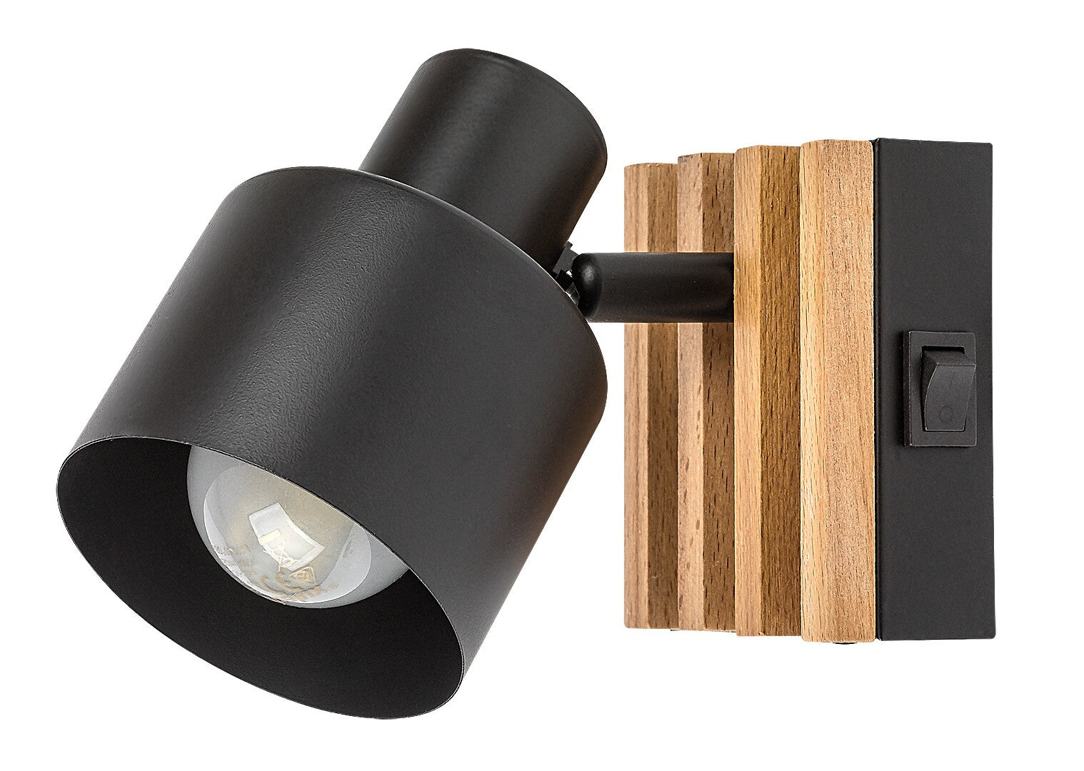 Aplica Rabalux Noxelle Mat Black Wood 73420