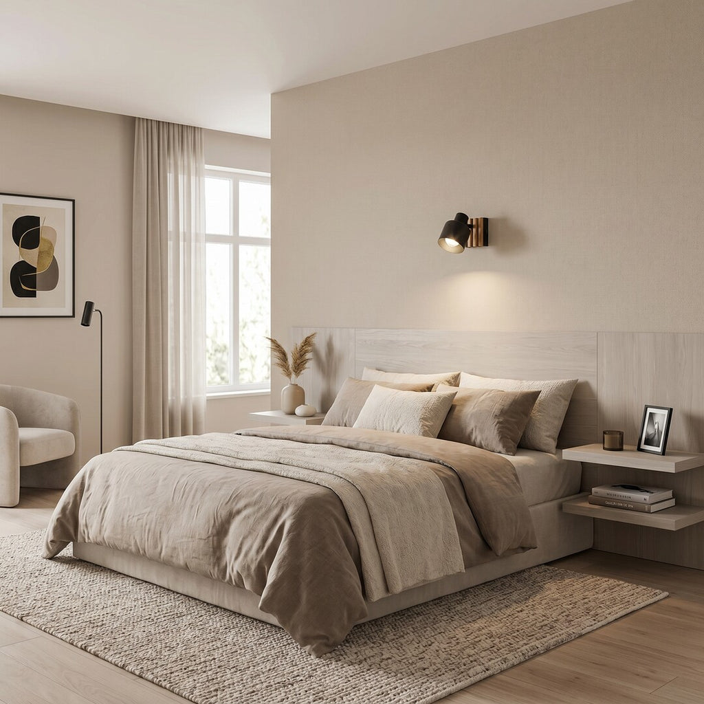 Aplica Rabalux Noxelle Mat Black Wood 73420