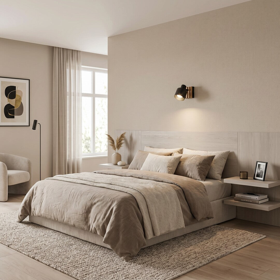 Aplica Rabalux Noxelle Mat Black Wood 73420