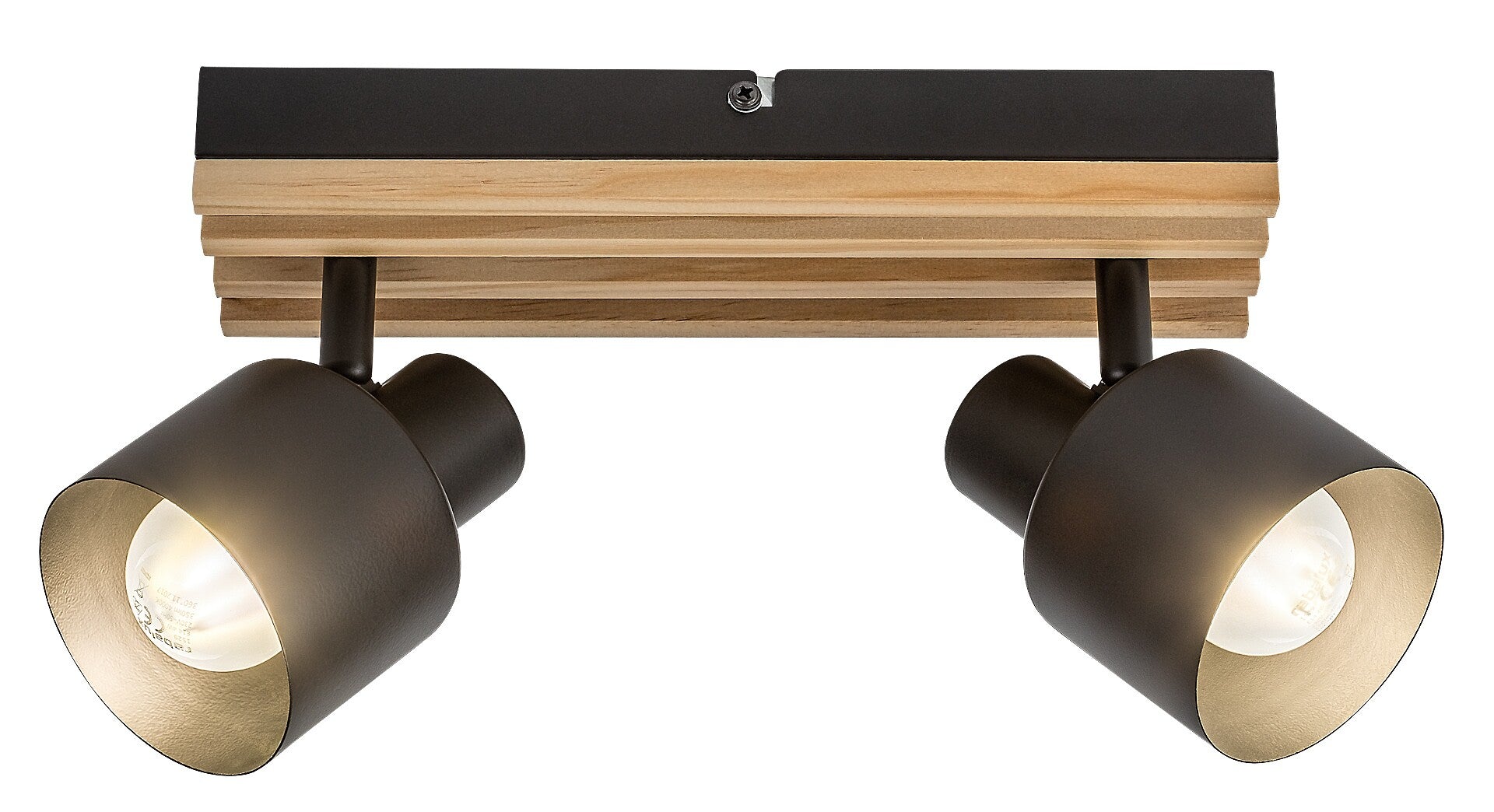 Plafoniera Rabalux Noxelle Mat Black Wood 73421