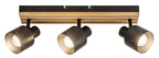 Plafoniera Rabalux Noxelle Mat Black Wood 73422
