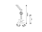 Veioza cu ventilator Rabalux Novilo White 74030