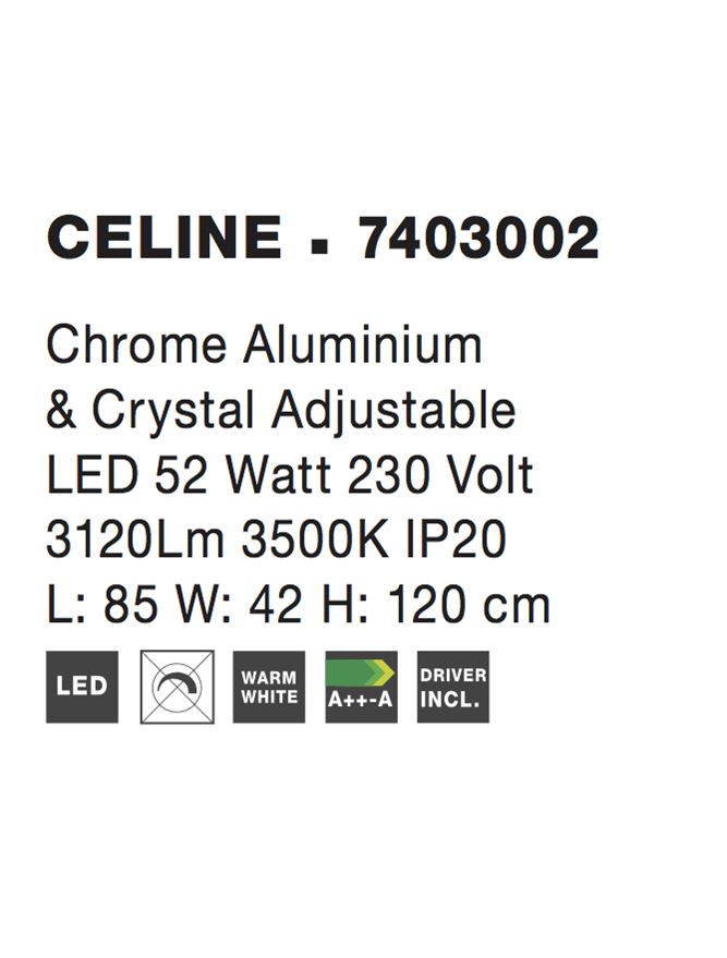 Lustra Nova Luce CELINE 7403002