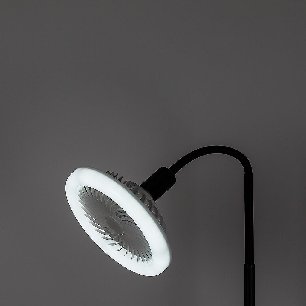 Lampadar cu ventilator Rabalux Venturo Black 74031