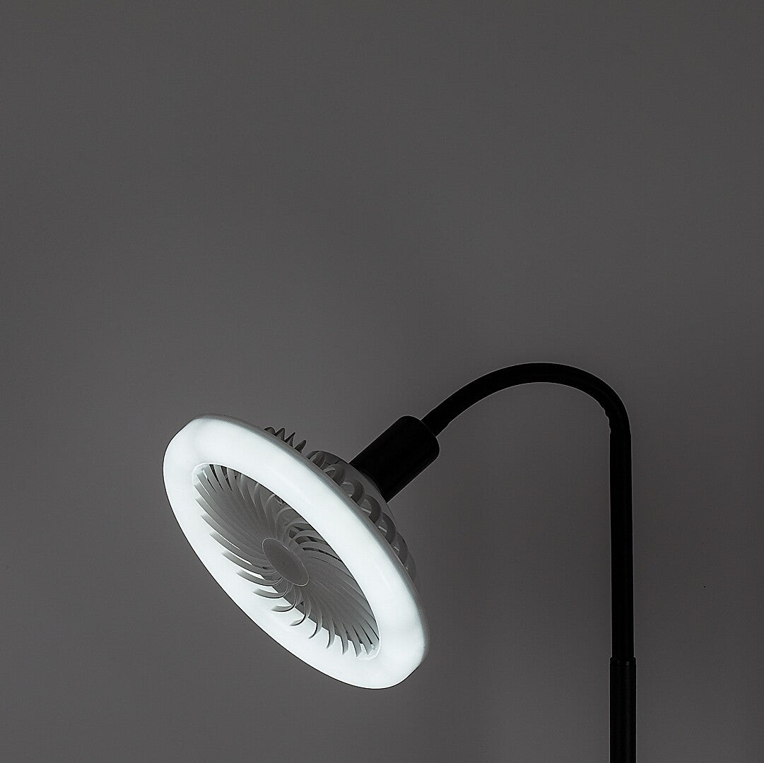 Lampadar cu ventilator Rabalux Venturo Black 74031