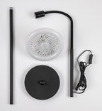 Lampadar cu ventilator Rabalux Venturo Black 74031