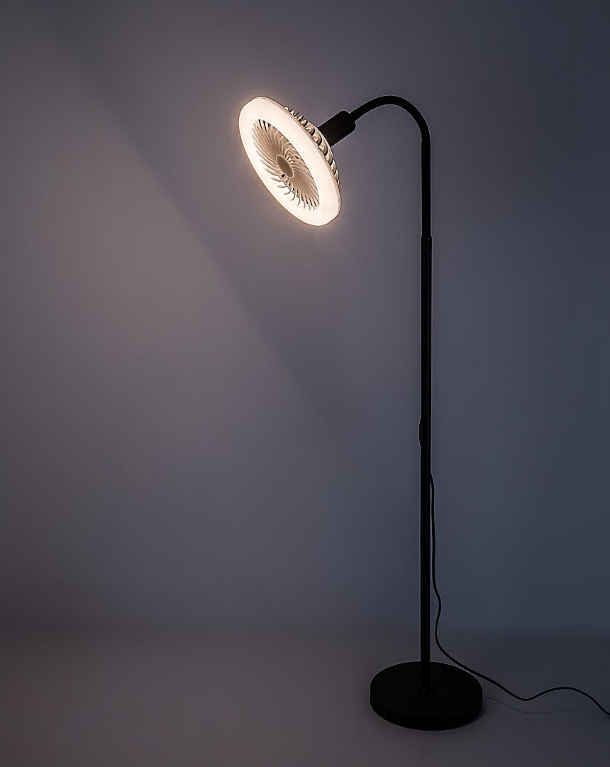 Lampadar cu ventilator Rabalux Venturo Black 74031