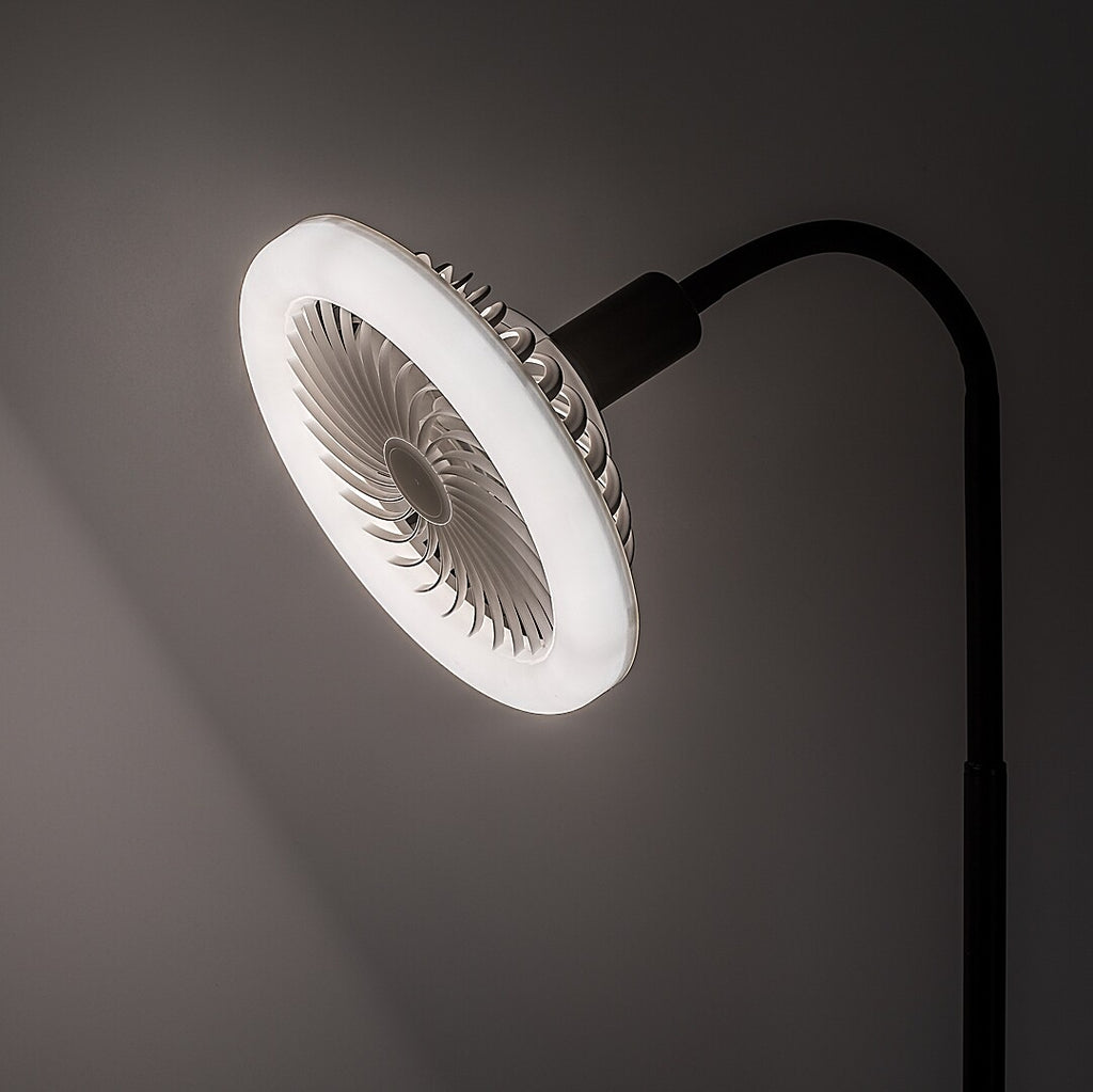Lampadar cu ventilator Rabalux Venturo Black 74031