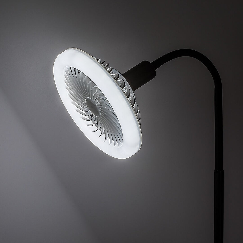 Lampadar cu ventilator Rabalux Venturo Black 74031
