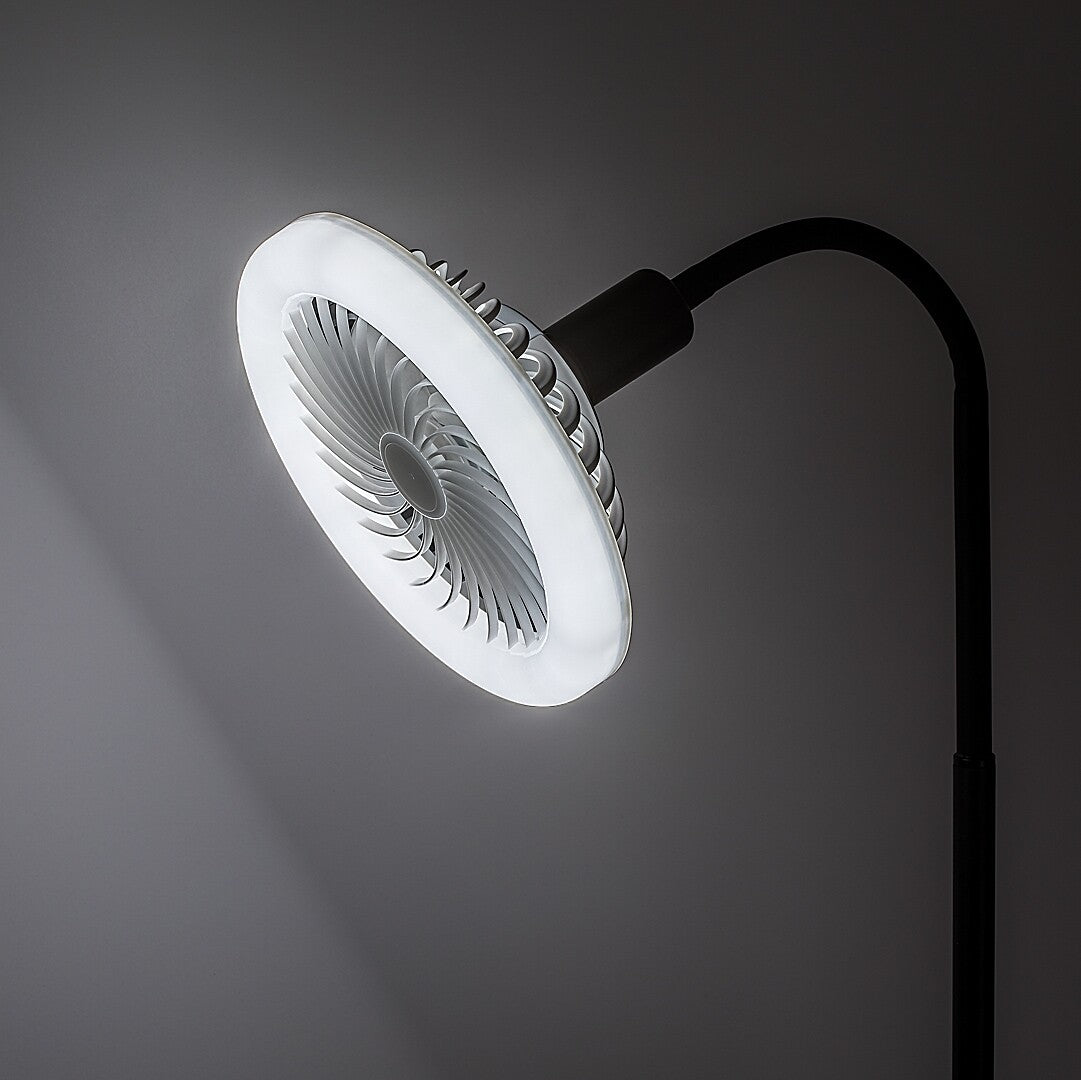 Lampadar cu ventilator Rabalux Venturo Black 74031