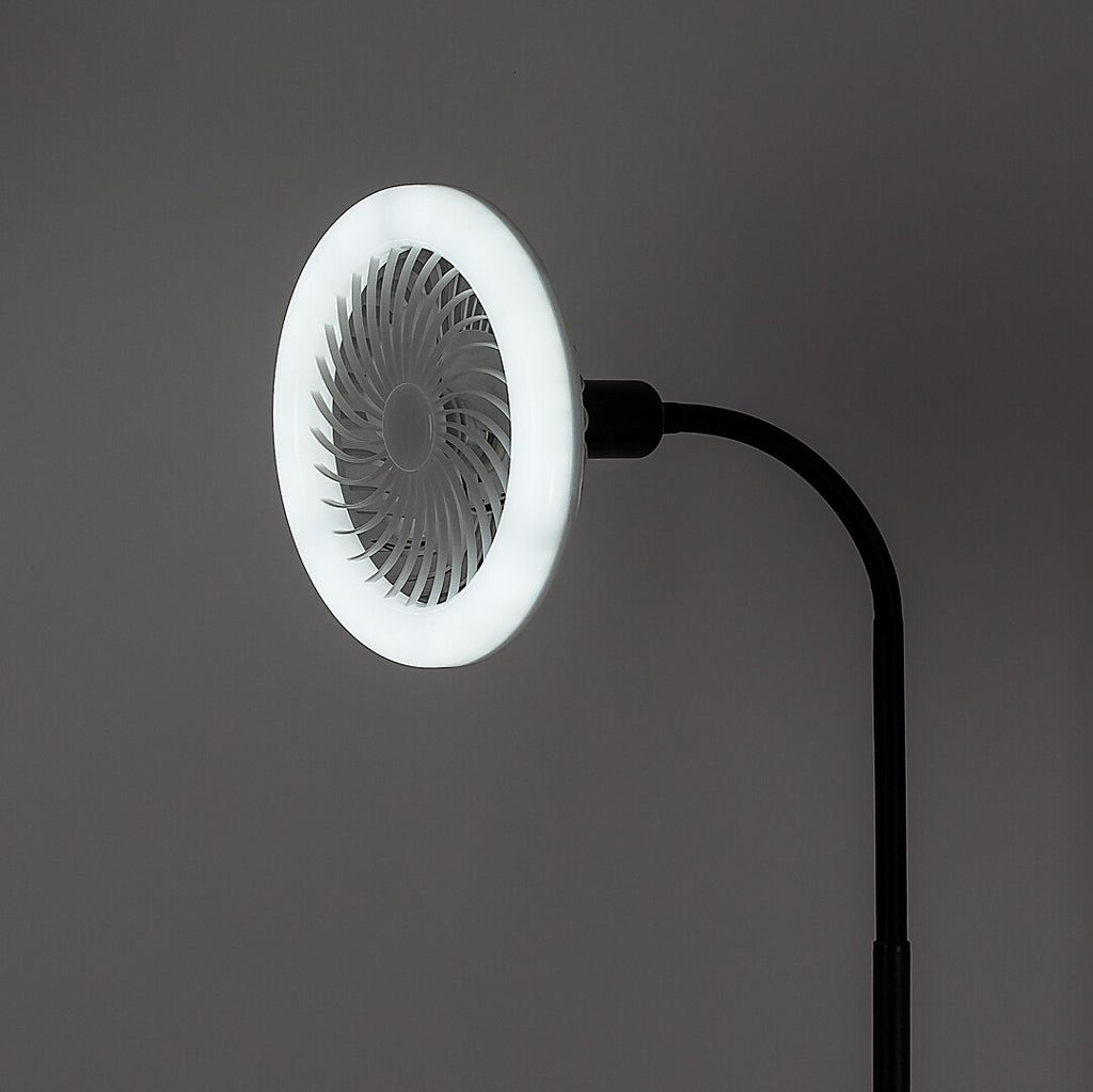 Lampadar cu ventilator Rabalux Venturo Black 74031