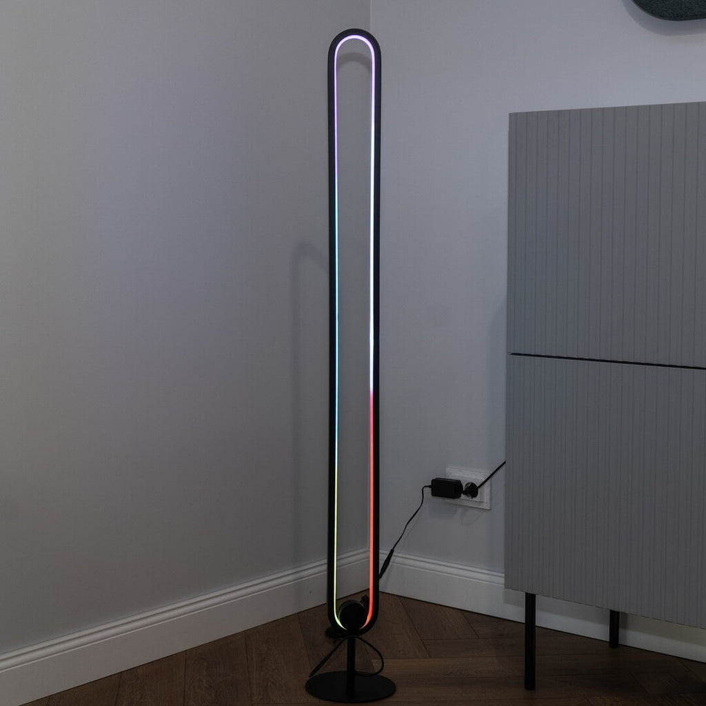 Lampadar RGB Rabalux Barto Mat Black 74051
