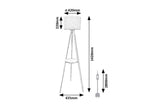 Lampadar Rabalux Trevia Wood 74108