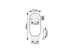 Veioza Rabalux Odiss Black 74190