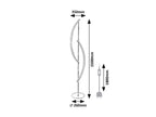 Lampadar Rabalux Jarnelle Chrome 74197