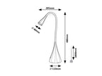 Veioza Rabalux Jeff2 White 74205