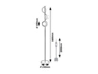 Lampadar Rabalux Jules Black 74223