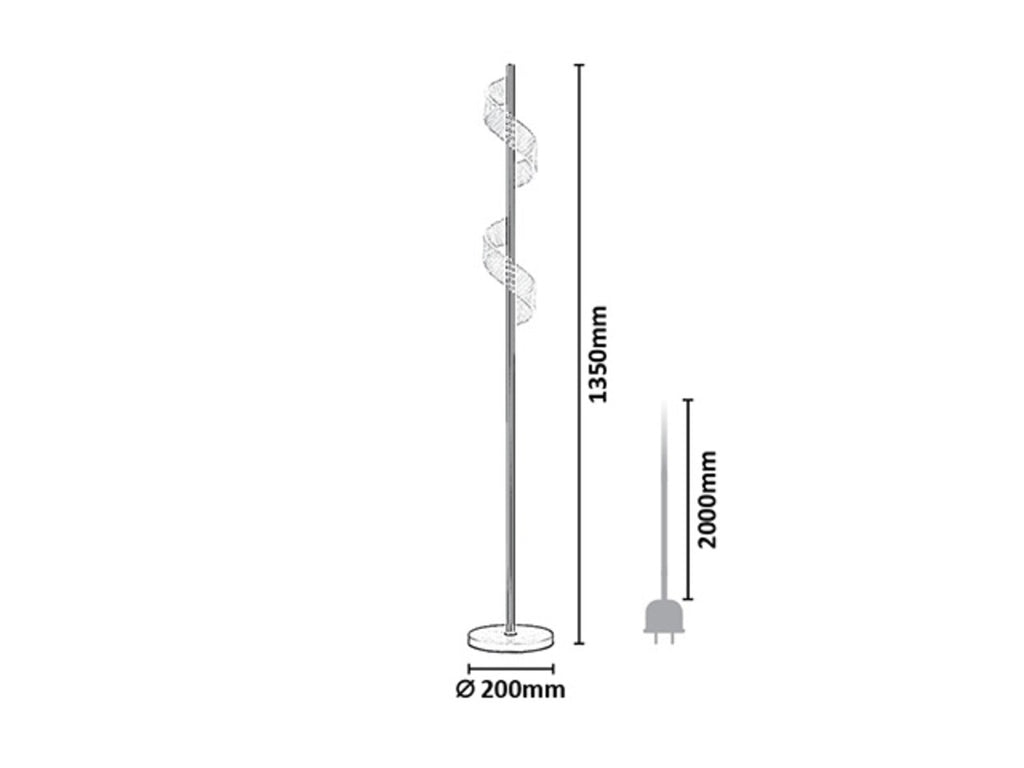 Lampadar Rabalux Zofrael Gold 74415