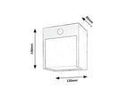 Aplica exterior cu senzor Rabalux Balimo Mat Black 7478