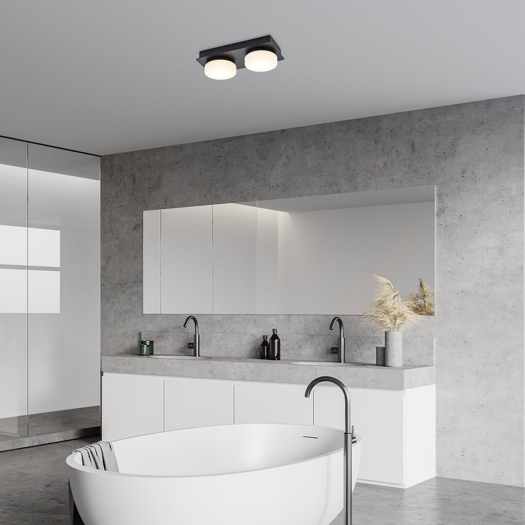 Plafoniera baie Rabalux Attichus Mat Black 75002