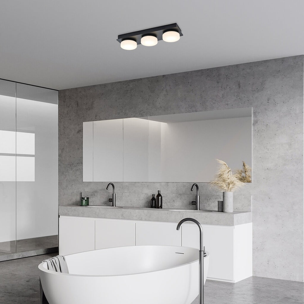Plafoniera baie Rabalux Attichus Mat Black 75003