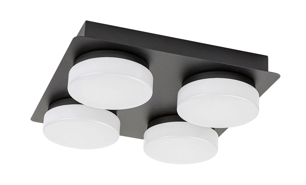 Plafoniera baie Rabalux Attichus Mat Black 75004
