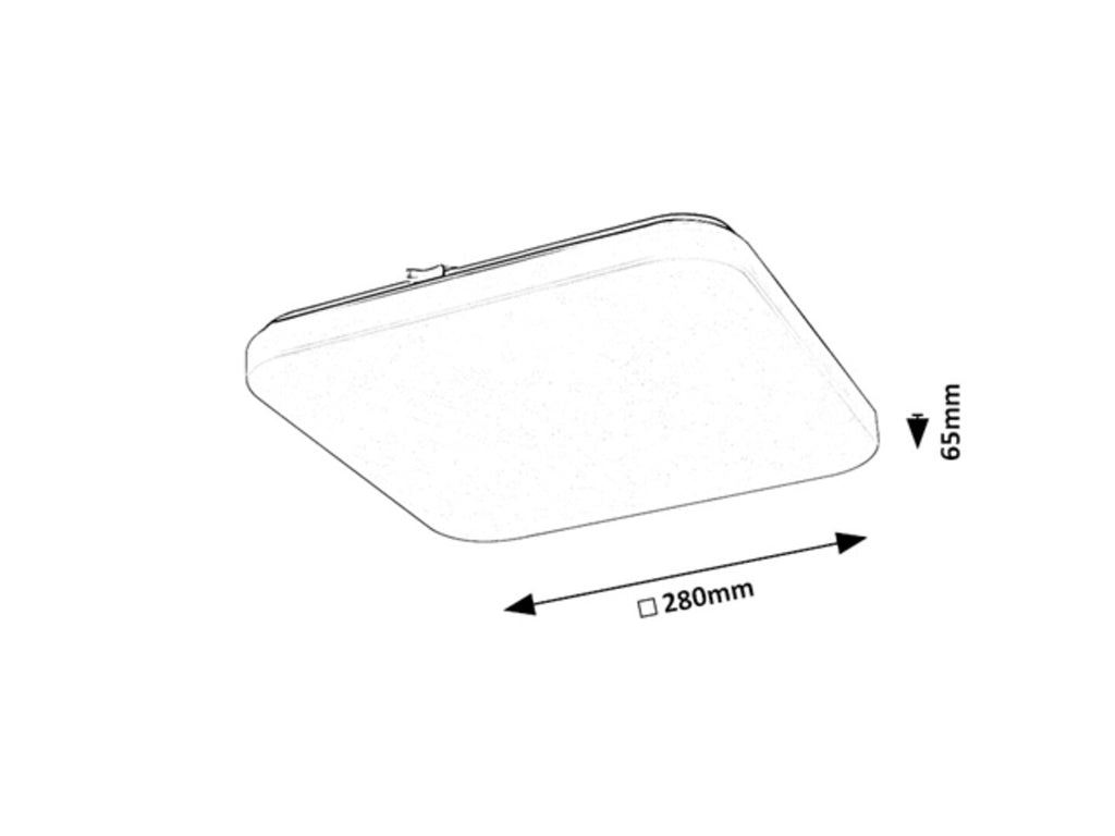 Plafoniera cu senzor Rabalux Vendel White 75013