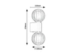 Aplica Rabalux Colzar Mat Black 75022