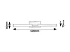 Aplica baie Rabalux Tilora Black 75045