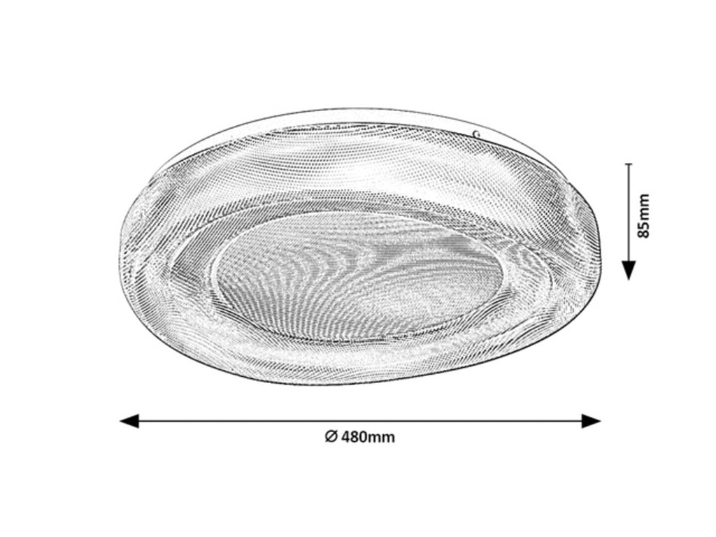 Plafoniera baie Rabalux Dolcino White 75060