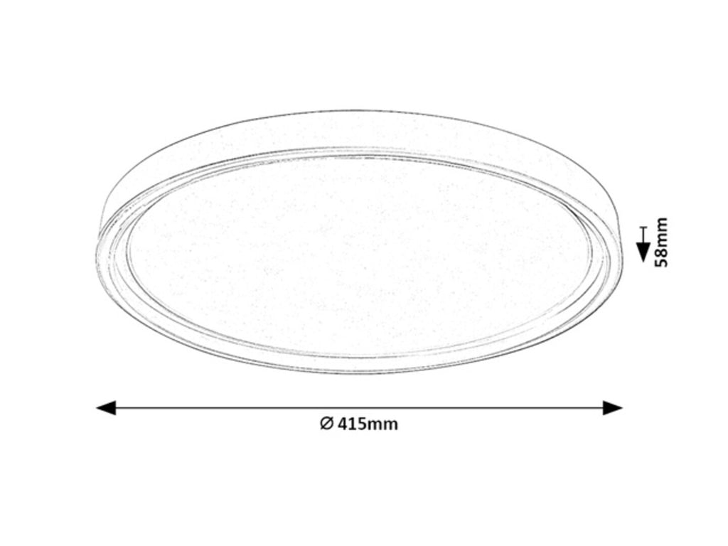 Plafoniera Rabalux Zerina White 75086