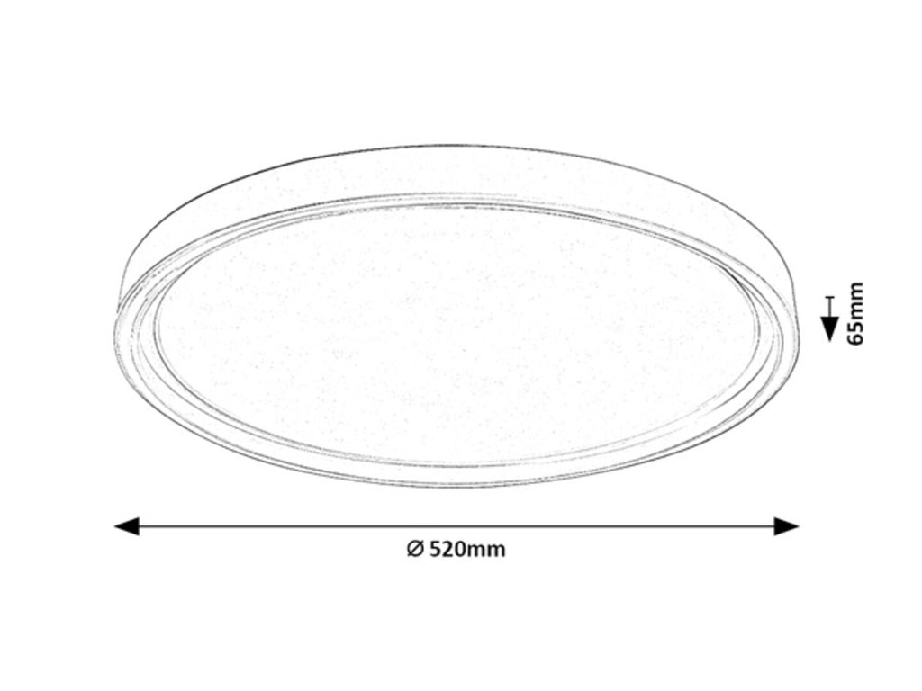 Plafoniera Rabalux Zerina White 75087