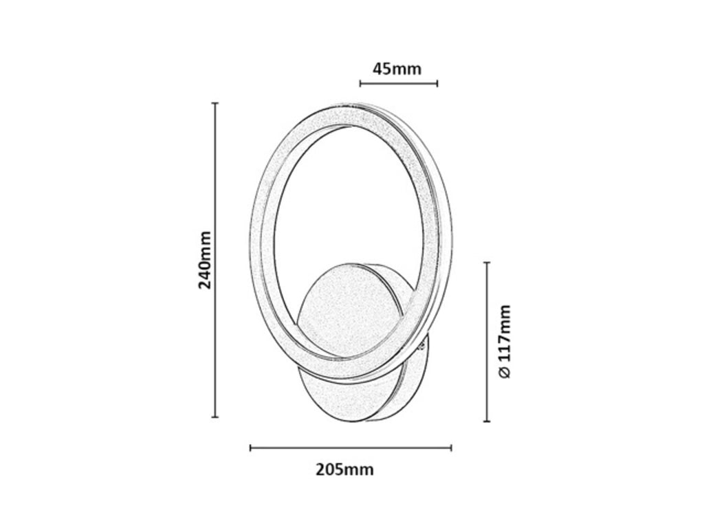 Aplica Baie Rabalux Laven 75091