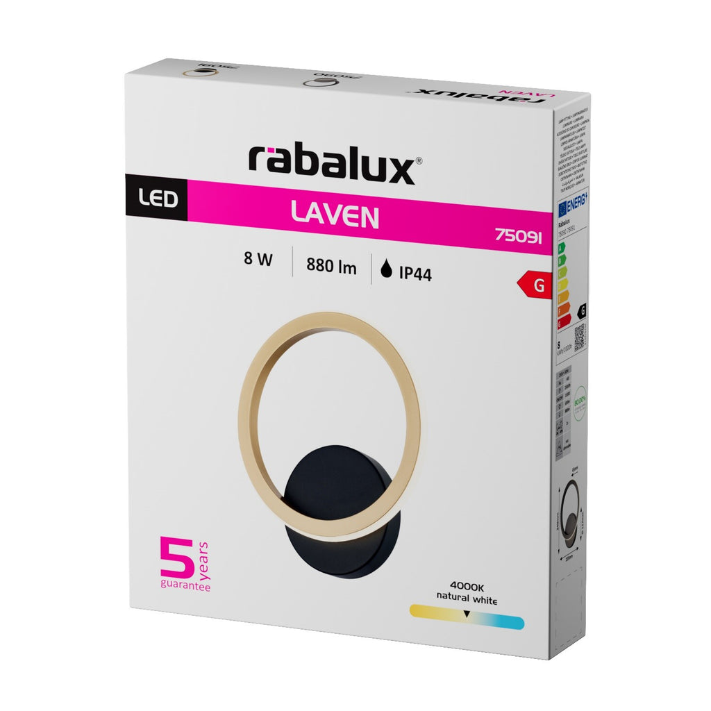Aplica Baie Rabalux Laven 75091