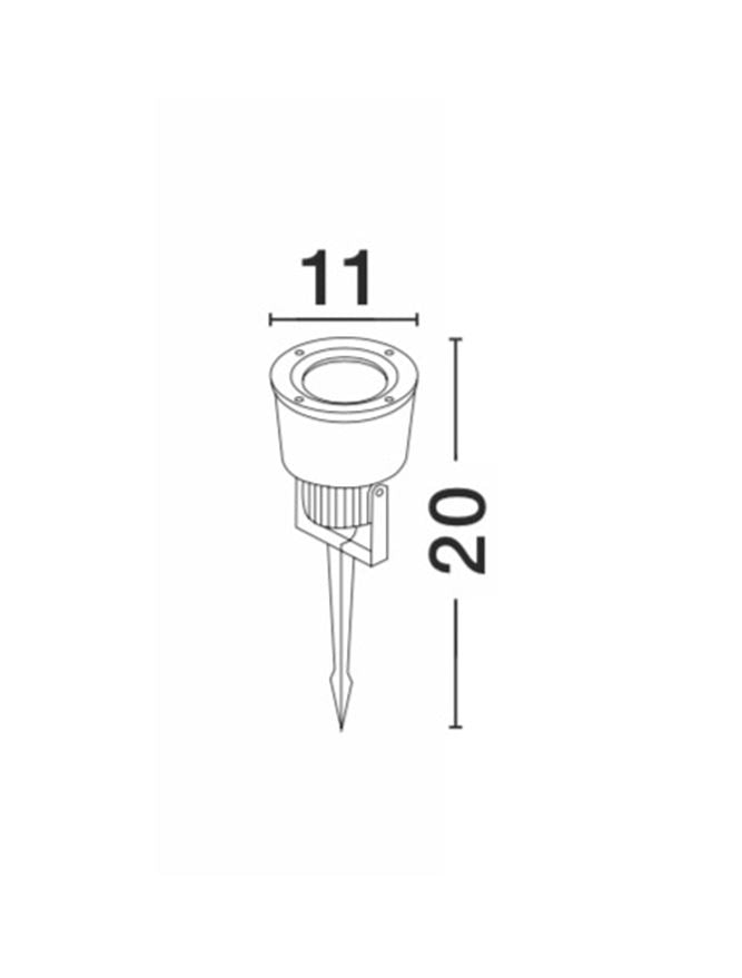 Proiector exterior fatade/plante Nova Luce INSIDE 767801