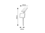 Proiector exterior fatade/plante solar Rabalux Kelna Black 77011