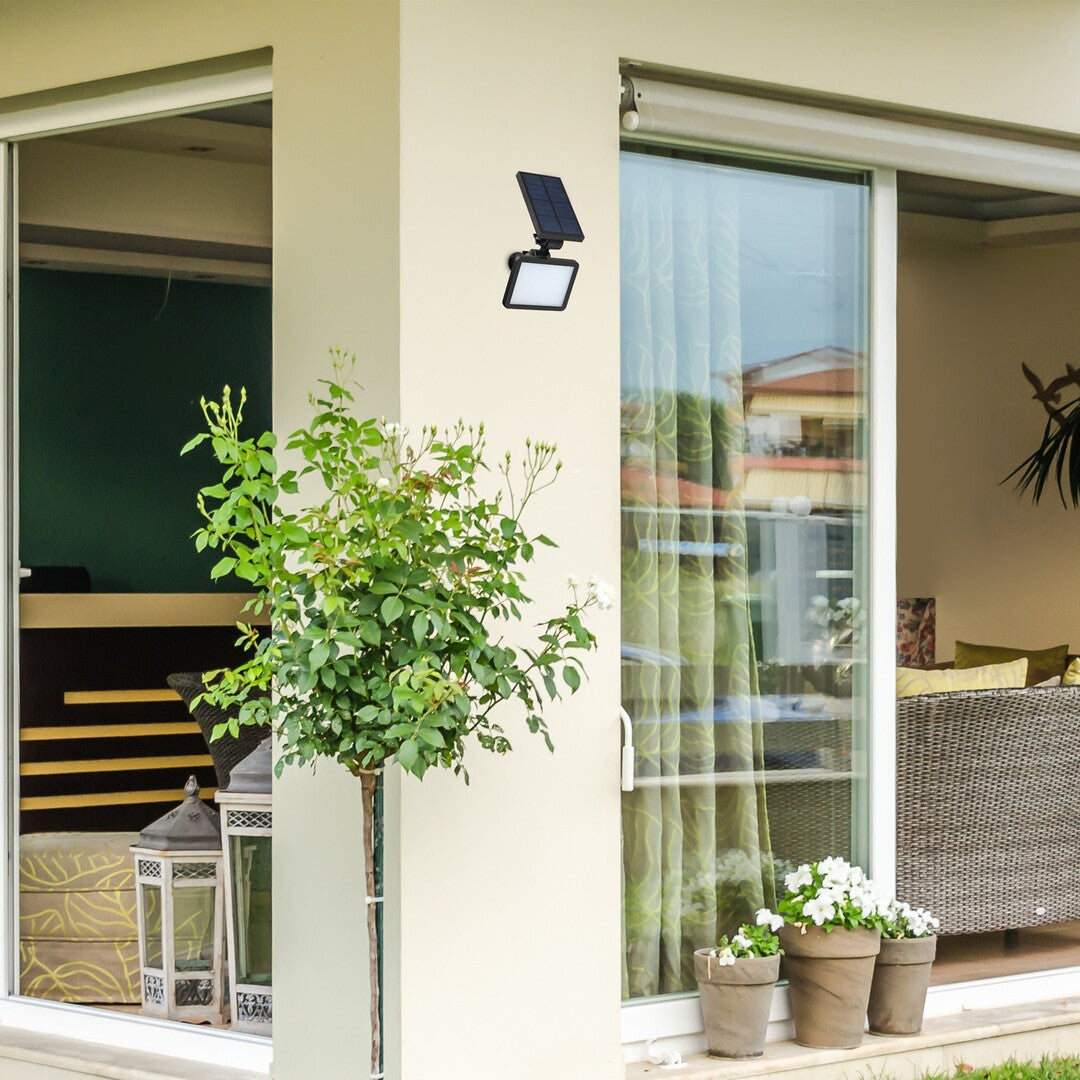 Proiector exterior fatade/plante solar Rabalux Kelna Black 77011