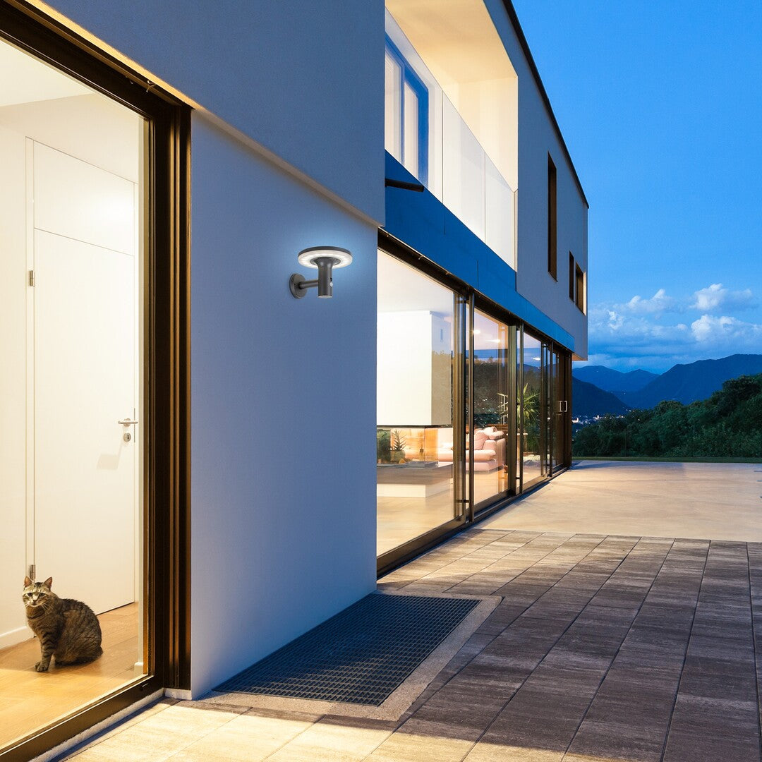 Aplica exterior solara Rabalux Alaska Anthracite 77017