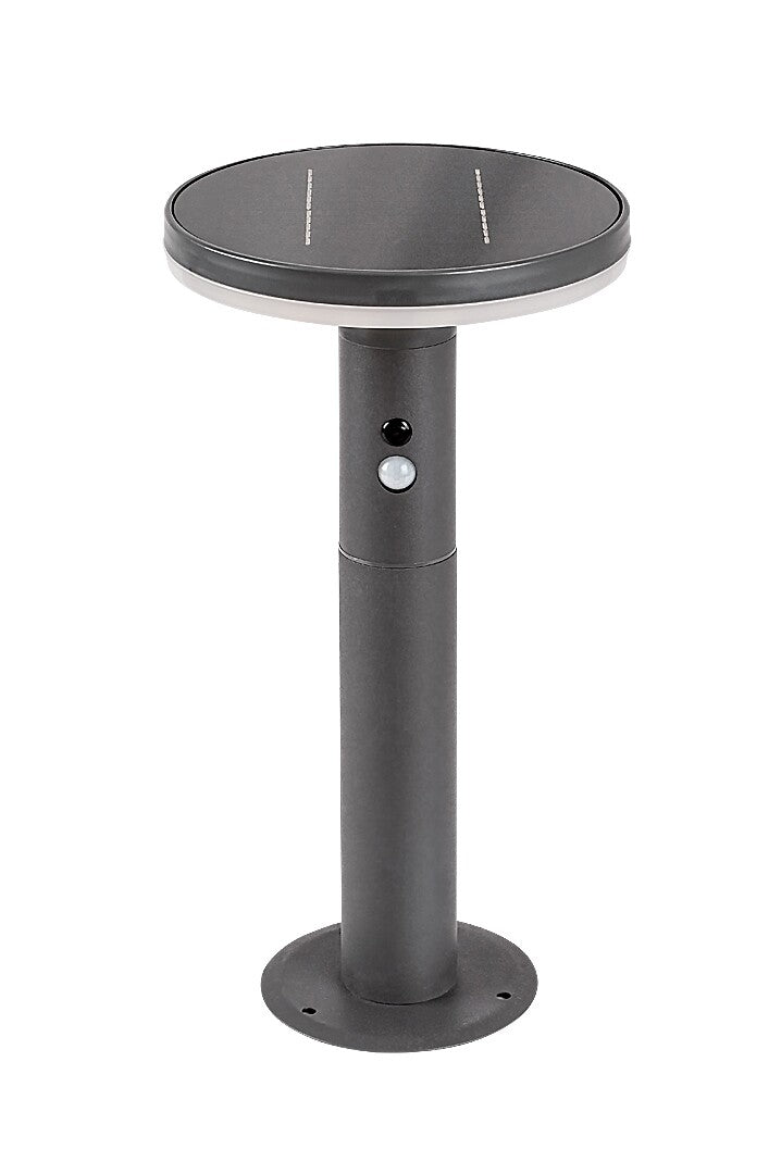Stalp exterior solar Rabalux Alaska Anthracite 77018