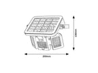 Proiector exterior solar Rabalux Lihull Black 77020