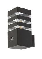 Aplica exterior cu senzor Rabalux Ankara Anthracite 77025