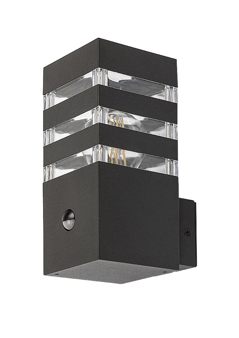 Aplica exterior cu senzor Rabalux Ankara Anthracite 77025