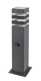 Stalp exterior cu senzor Rabalux Ankara Anthracite 77026