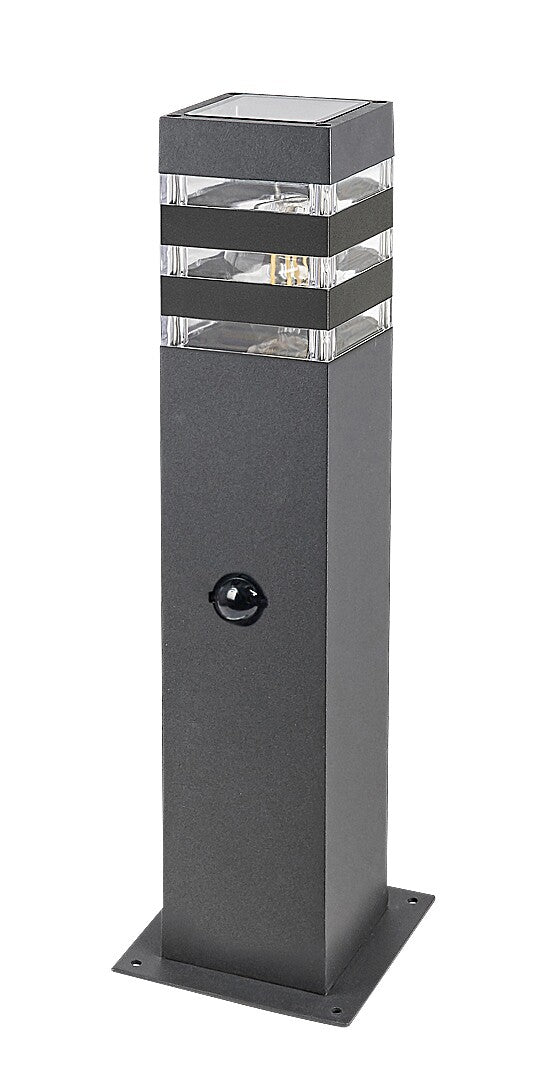 Stalp exterior cu senzor Rabalux Ankara Anthracite 77026