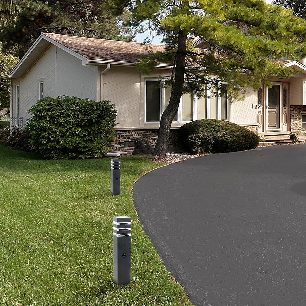 Stalp exterior cu senzor Rabalux Ankara Anthracite 77026