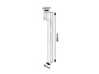 Stalp exterior Rabalux Cernon Black 77056