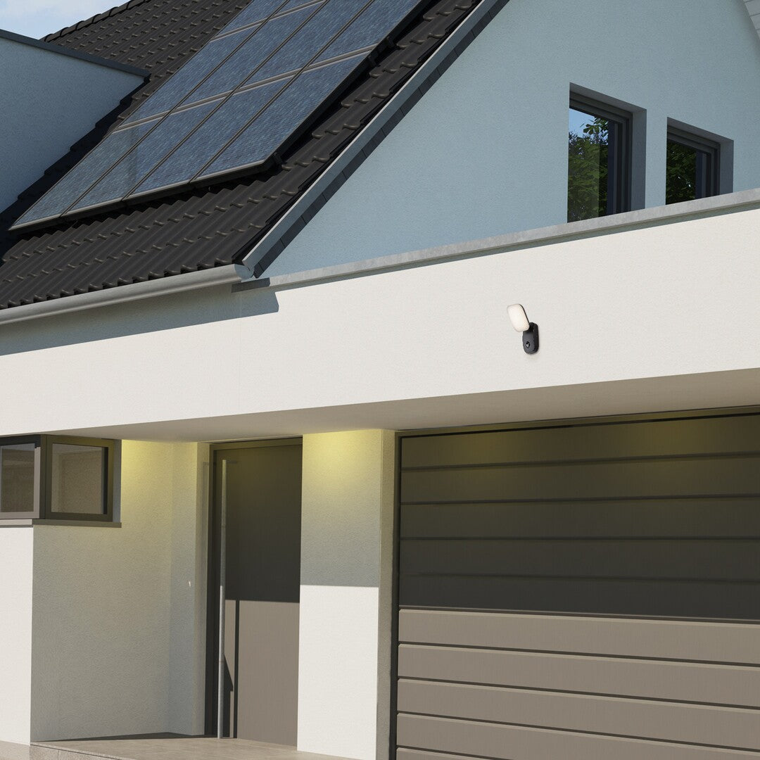 Aplica exterior cu senzor Rabalux Odiel Black 77058