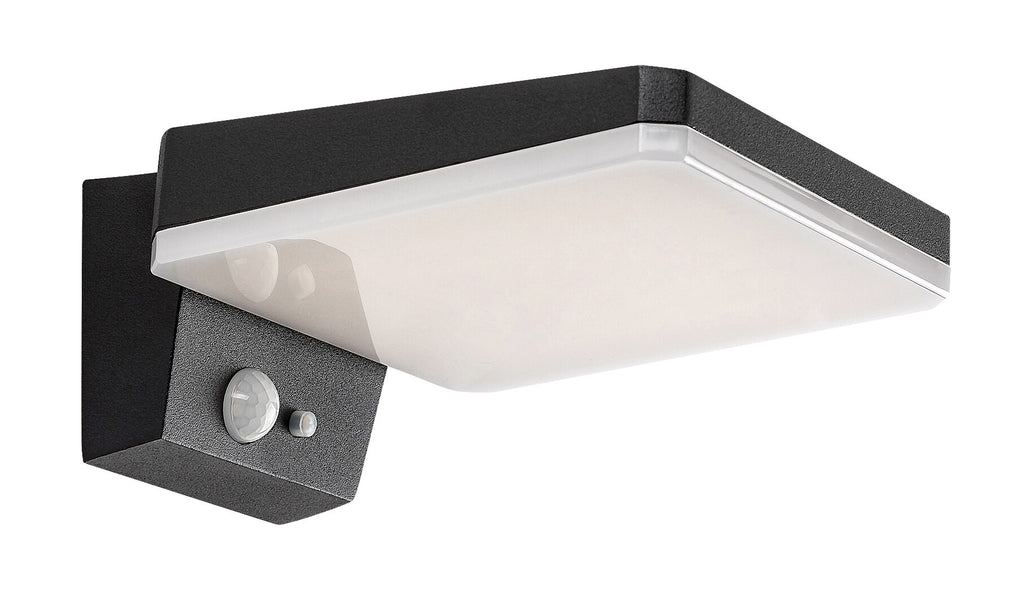 Aplica exterior solara Rabalux Lasset Black 77078